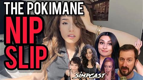 poki mane nip slip|Pokimane Had an Accidental Nip Slip! SimpCast w/。